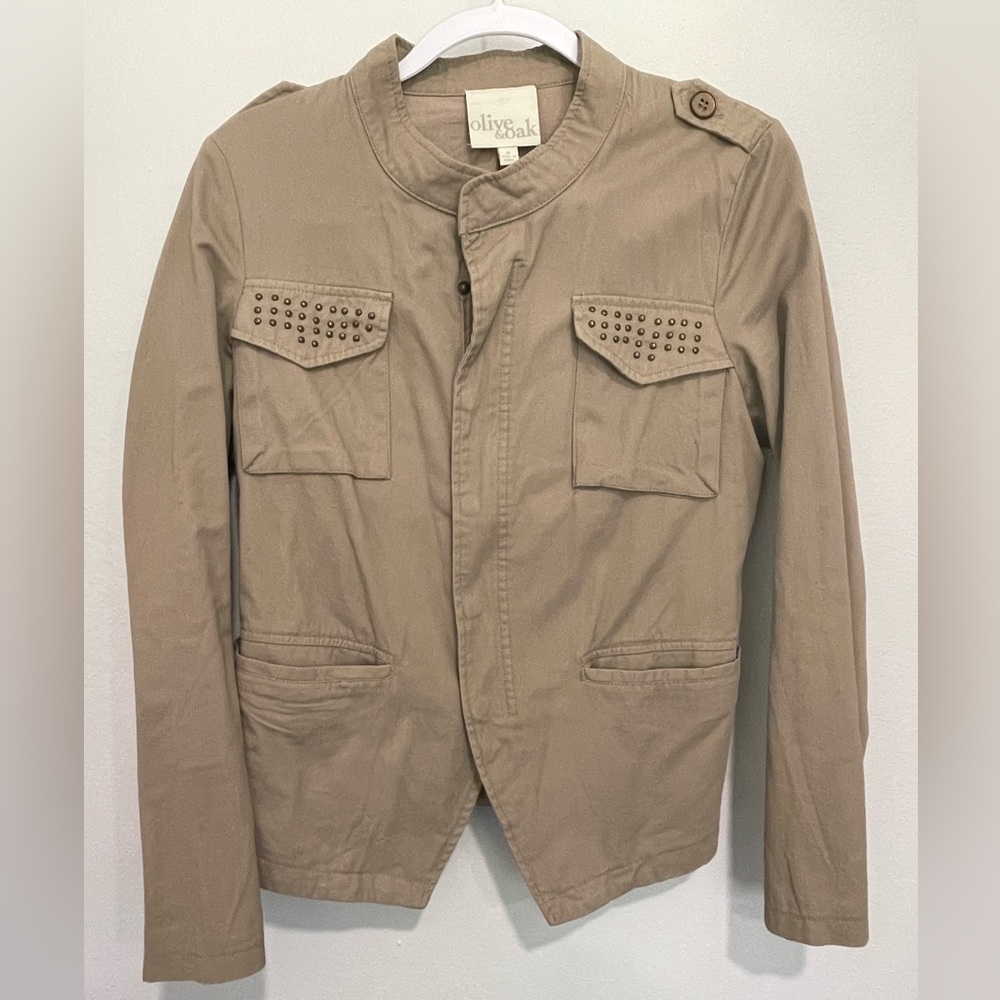 Olive and Oak Military Style Jacket